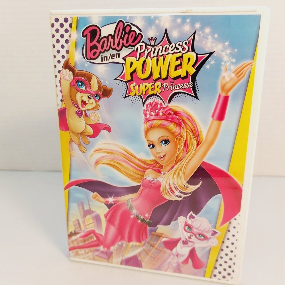 Barbie ~Princess Power Super Princess (DVD, 2015)